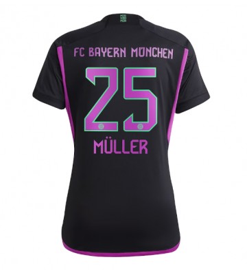 Bayern Munich Thomas Muller #25 Replica Away Stadium Shirt for Women 2023-24 Short Sleeve